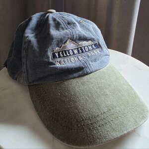 Ouray Yellowstone National Park Blue And Green Baseball Cap